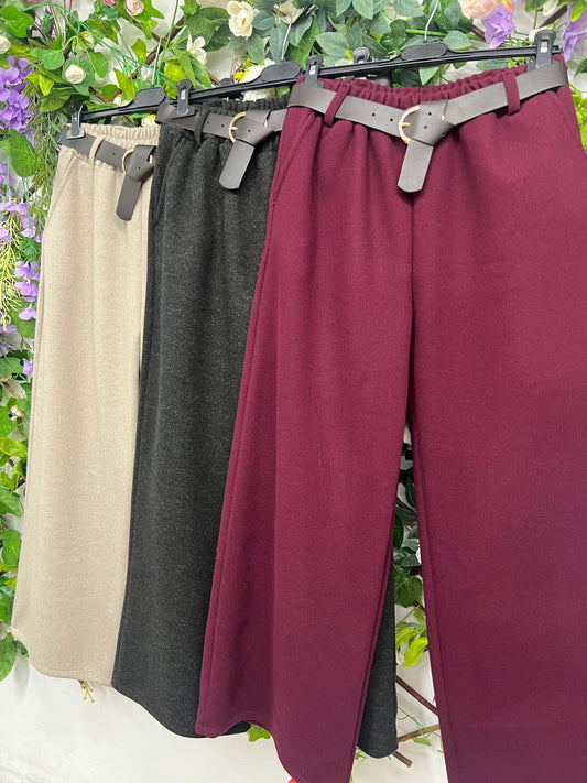 Pantalon Paño Cinturon