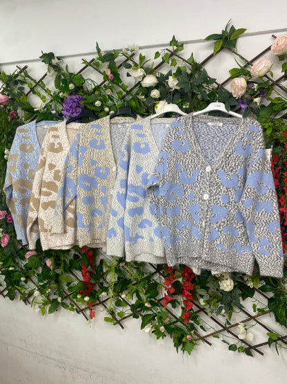 Cardigan Leopardo