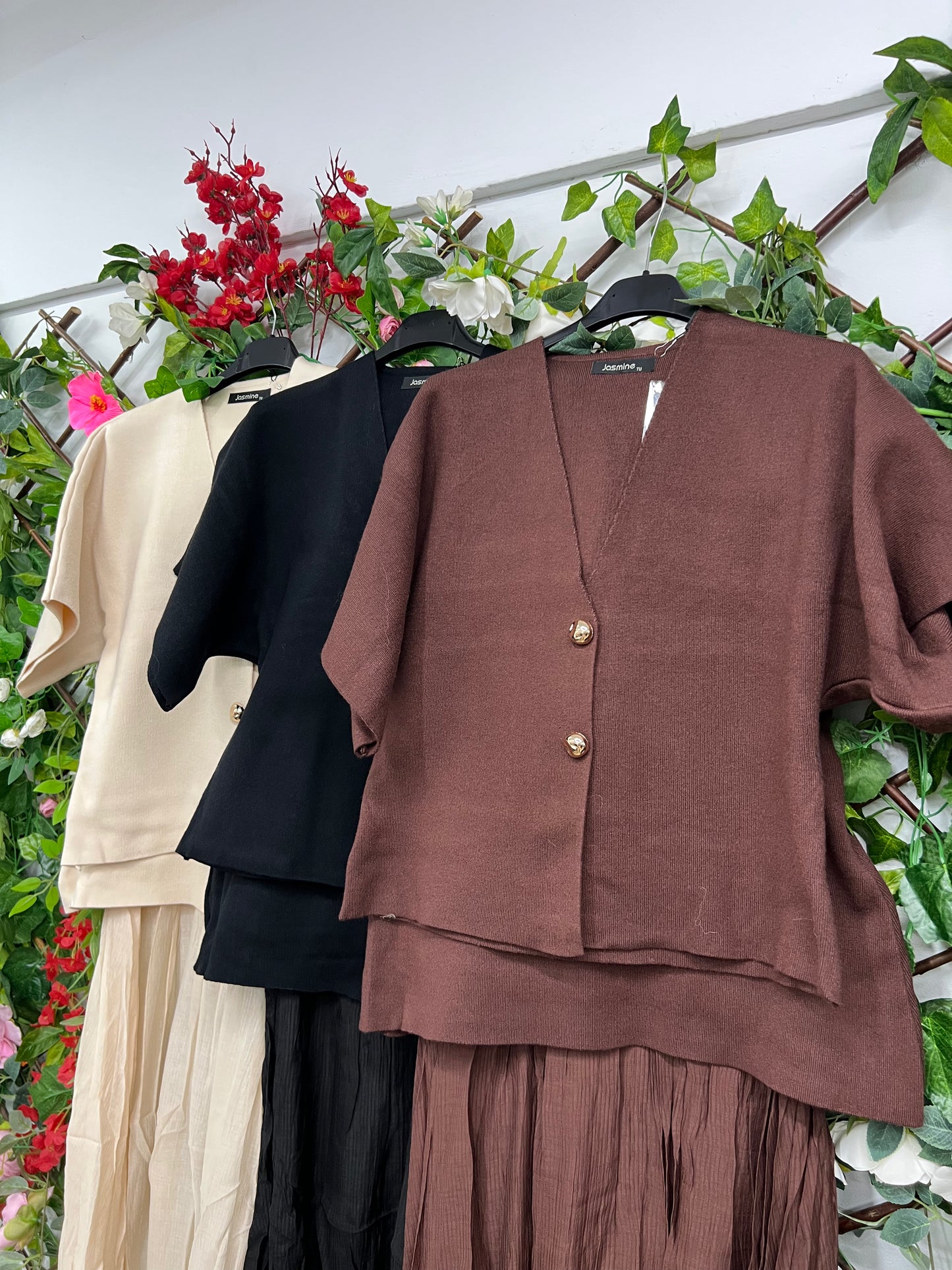 Conjunto Punto Falda y Top