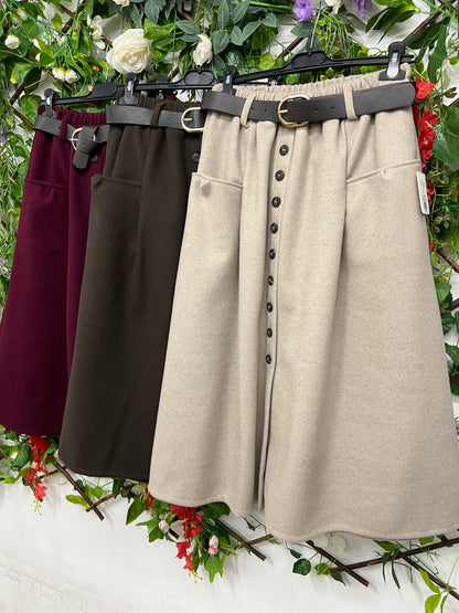 Falda Paño Cinturon