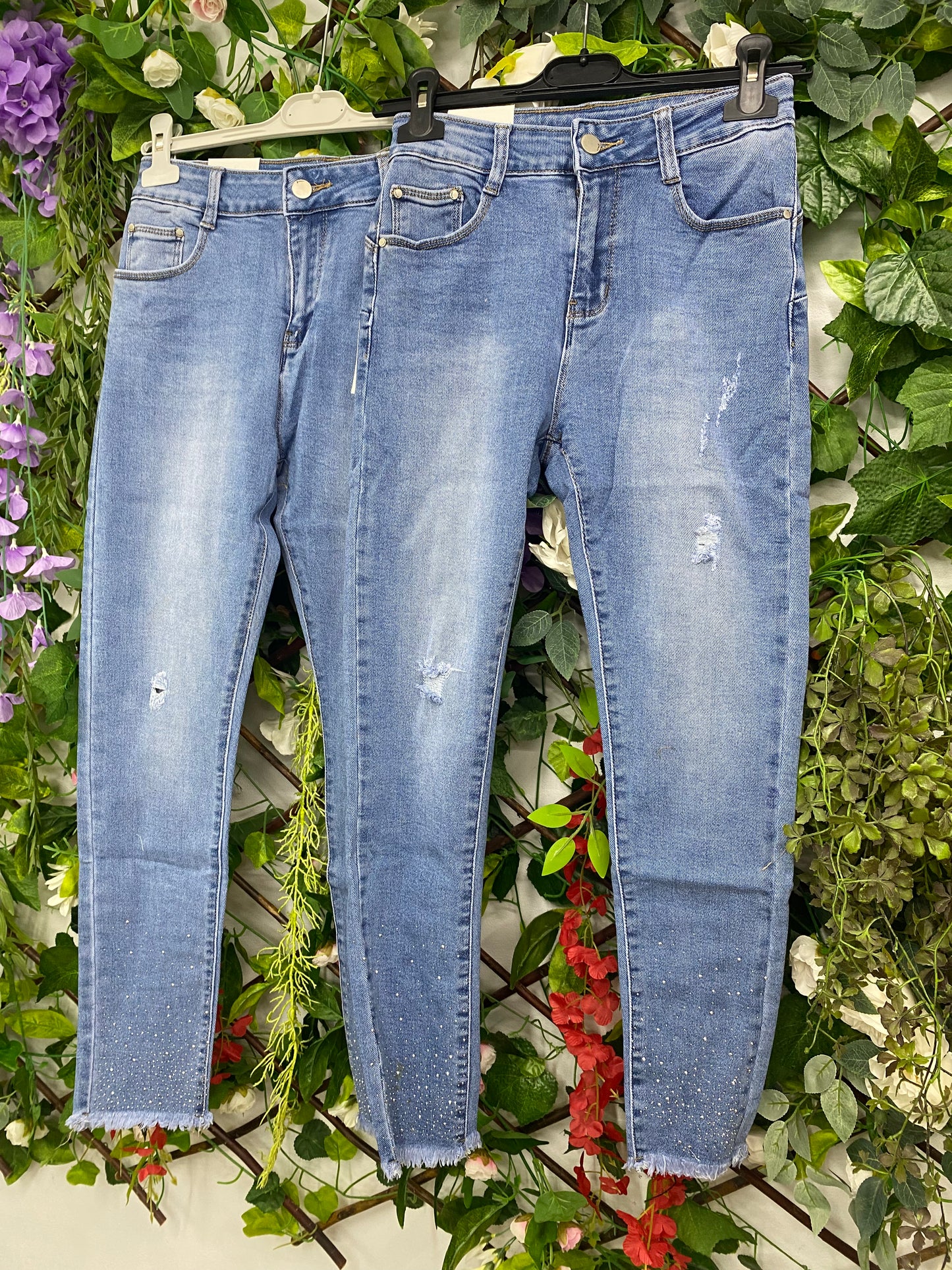 Vaquero Skinny Piedritas -5kg