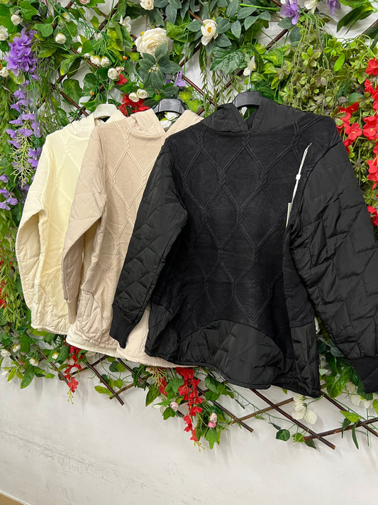 Sueter Acolchado Capucha