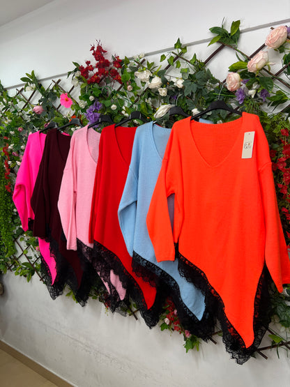 Jersey Lana Asimetrico