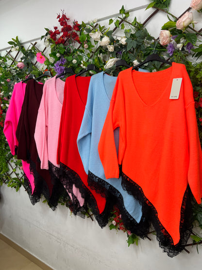 Jersey Lana Asimetrico