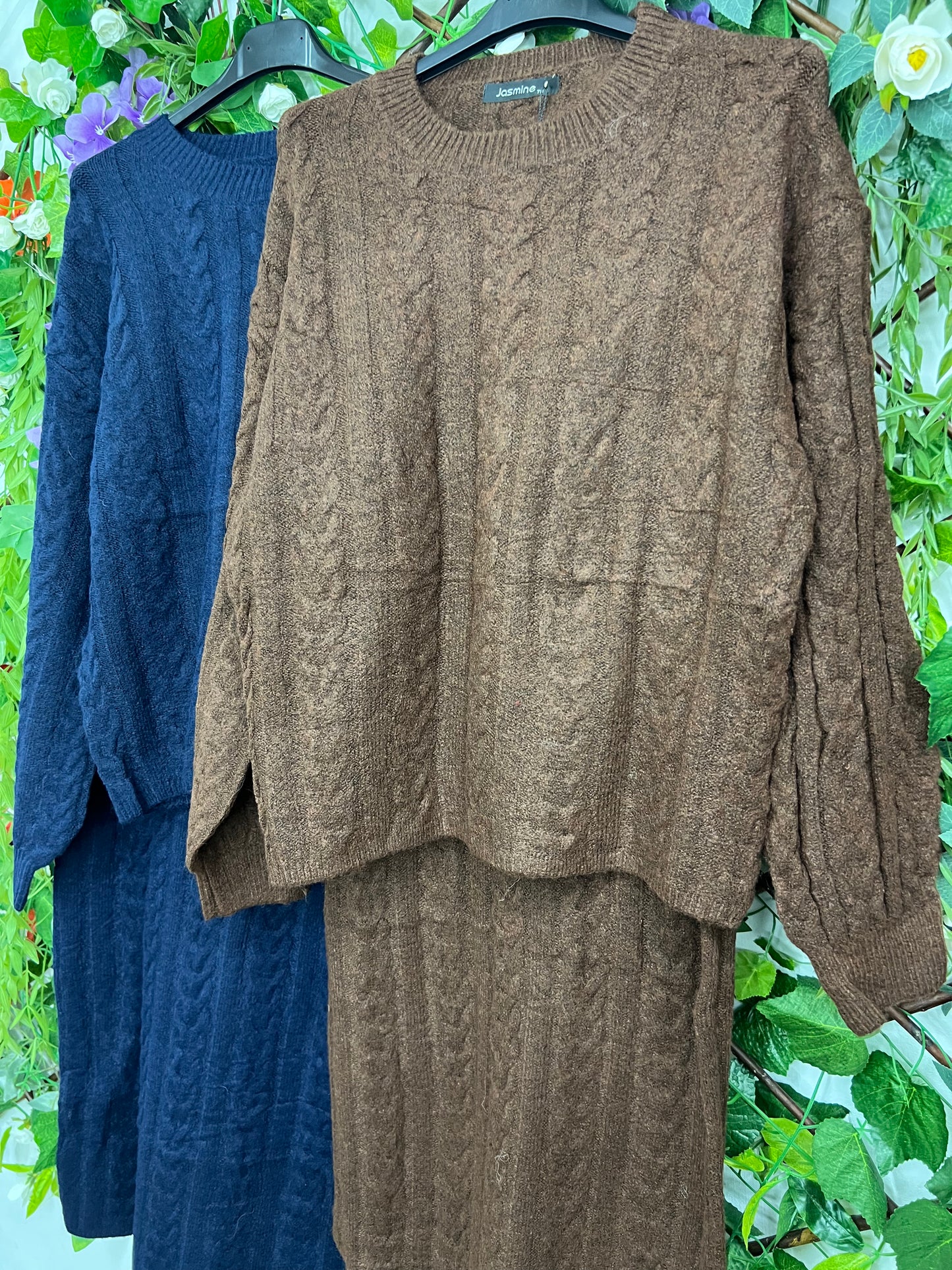 Conjunto Punto Falda Lana