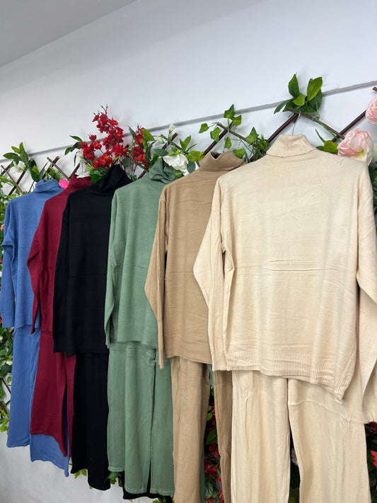 Conjunto Punto Cuello Vuelto