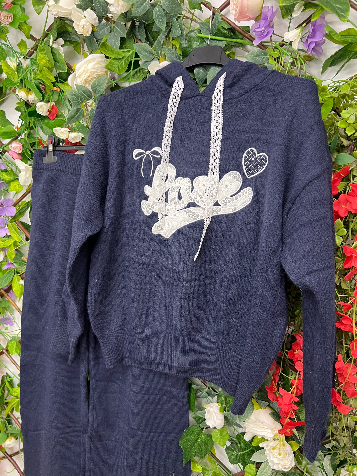 Conjunto Punto Sudadera Love