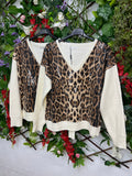 Sueter Print Lentejuelas