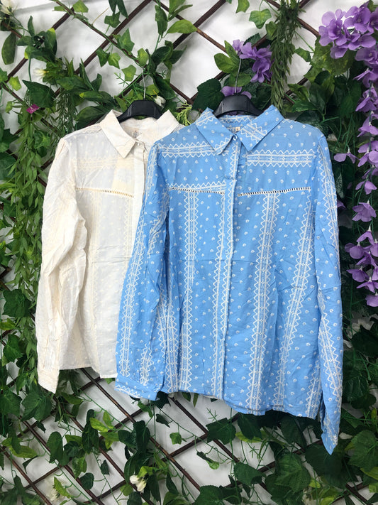 Camisas Bordados y Lunares