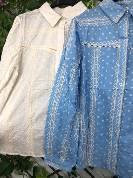 Camisas Bordados y Lunares