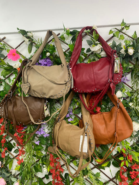 Bolso PoliPiel Tachas Redondo