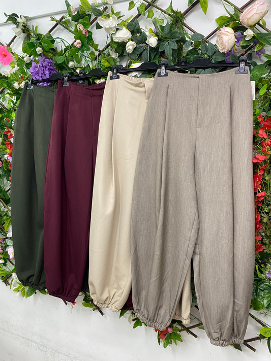 Pantalon Bombacho Pliegues