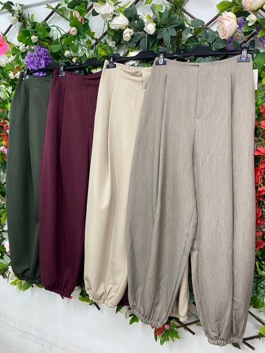 Pantalon Bombacho Pliegues