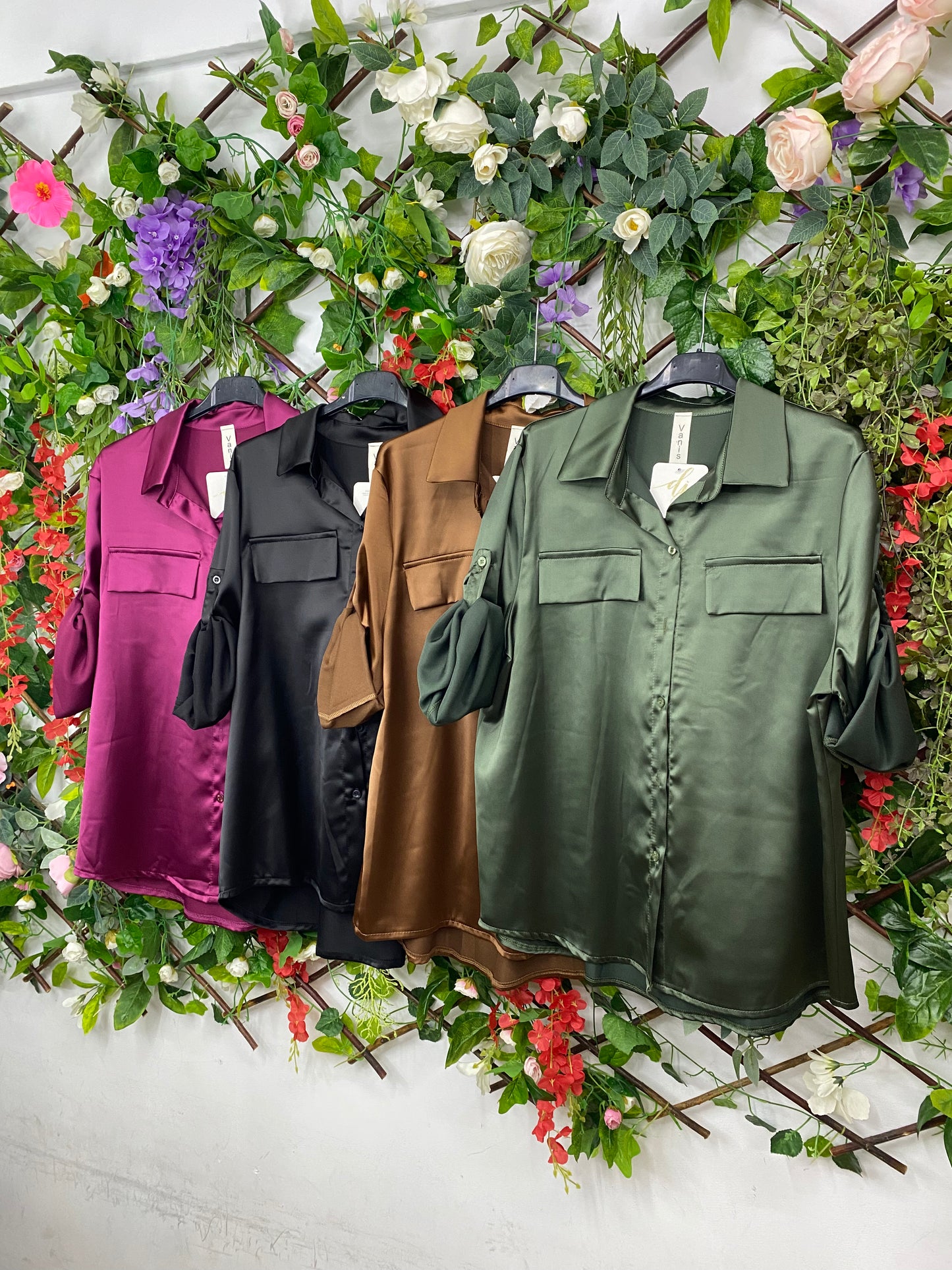 Camisa Bolsillo Raso