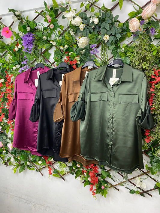 Camisa Bolsillo Raso