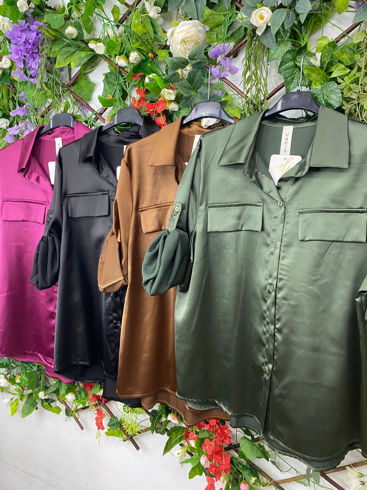 Camisa Bolsillo Raso