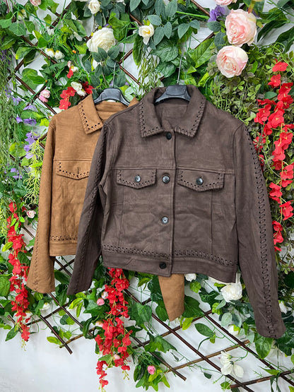 Chaqueta Ante Western