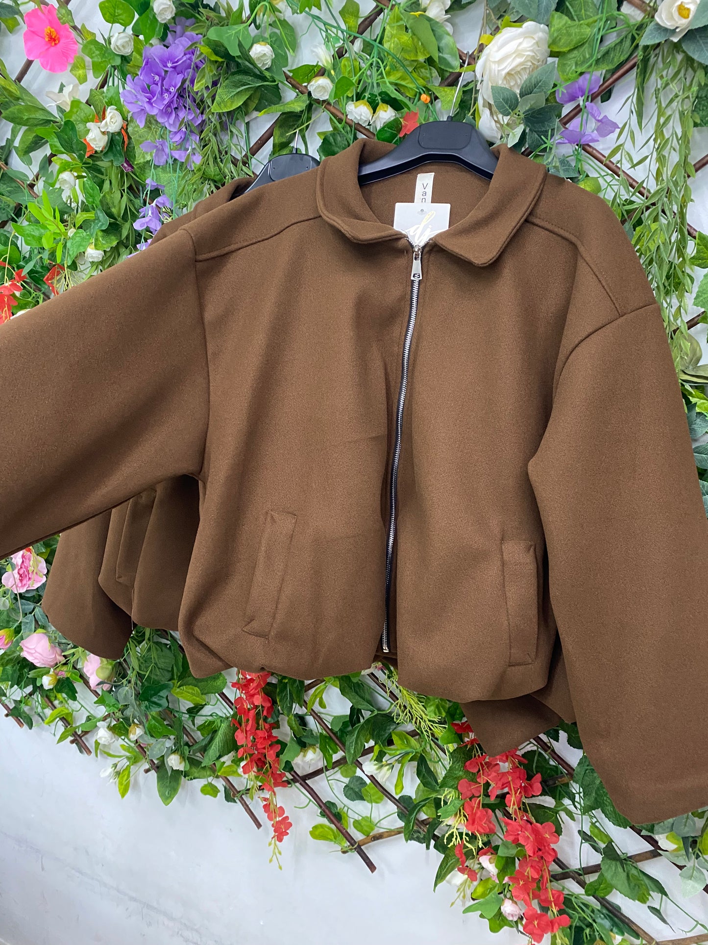 Chaqueta Bomber Paño