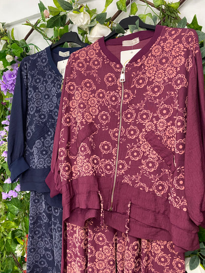 Conjunto Bomber Estampado TercioPelo