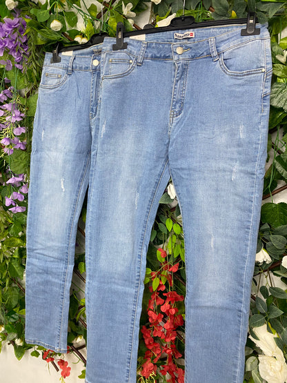 Vaquero Skinny Tiro Alto