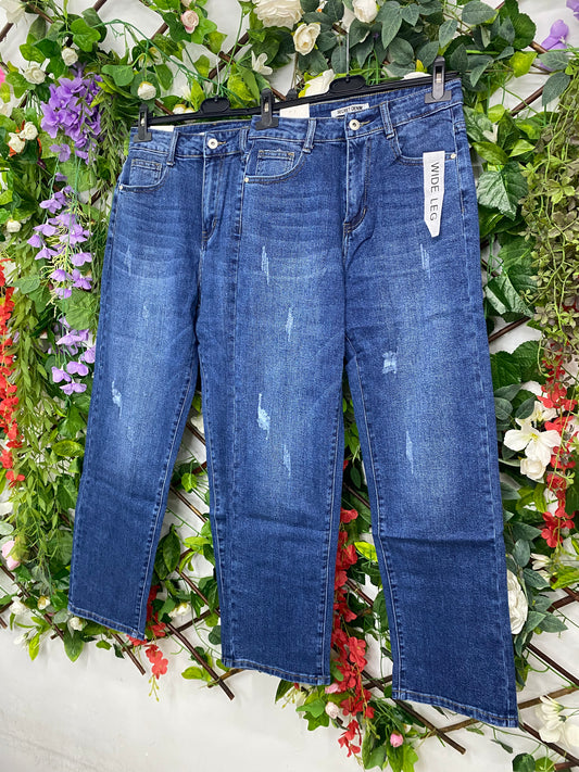 Vaquero Mezclilla Recto