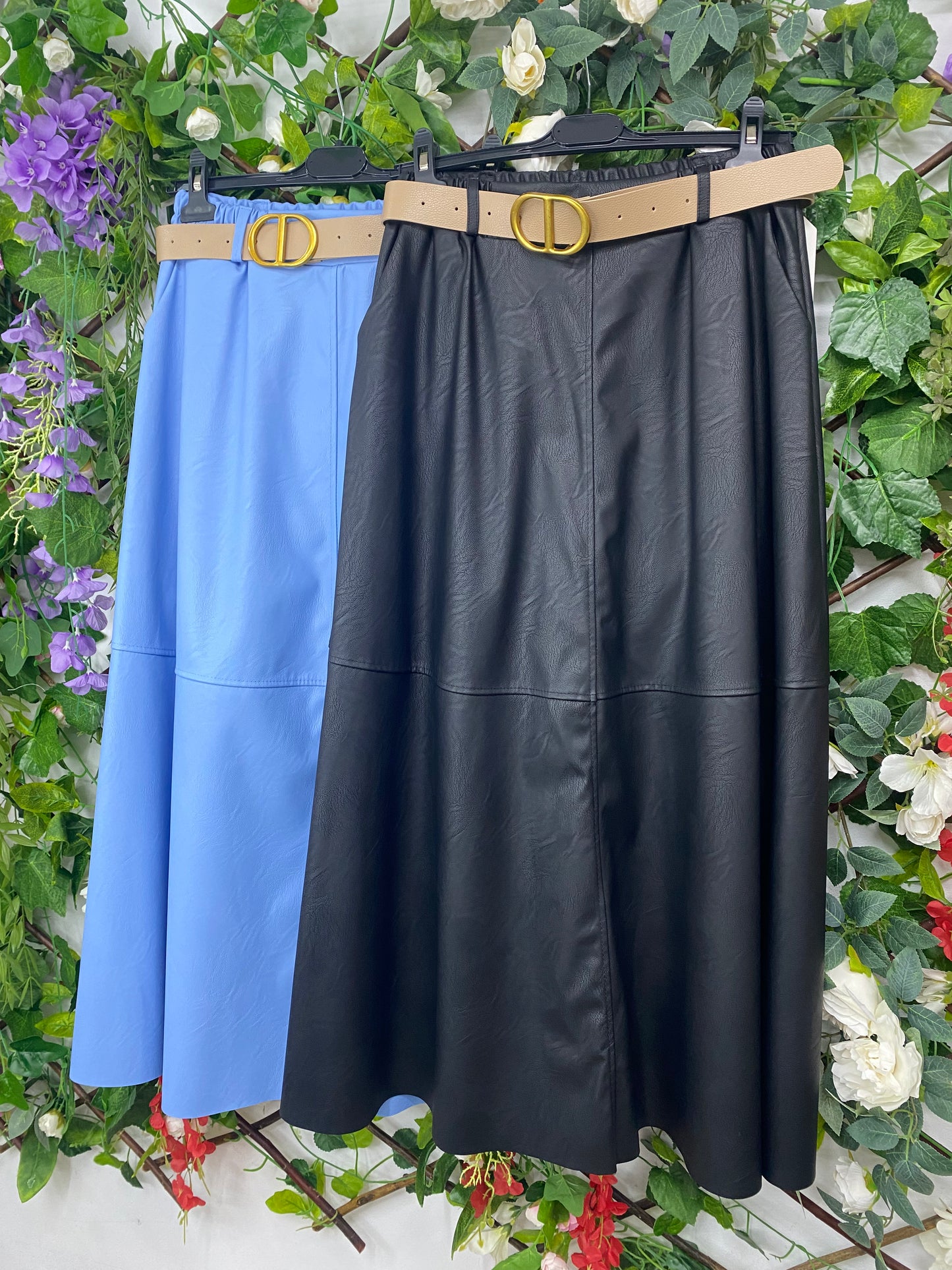 Falda PoliPiel Cinturon