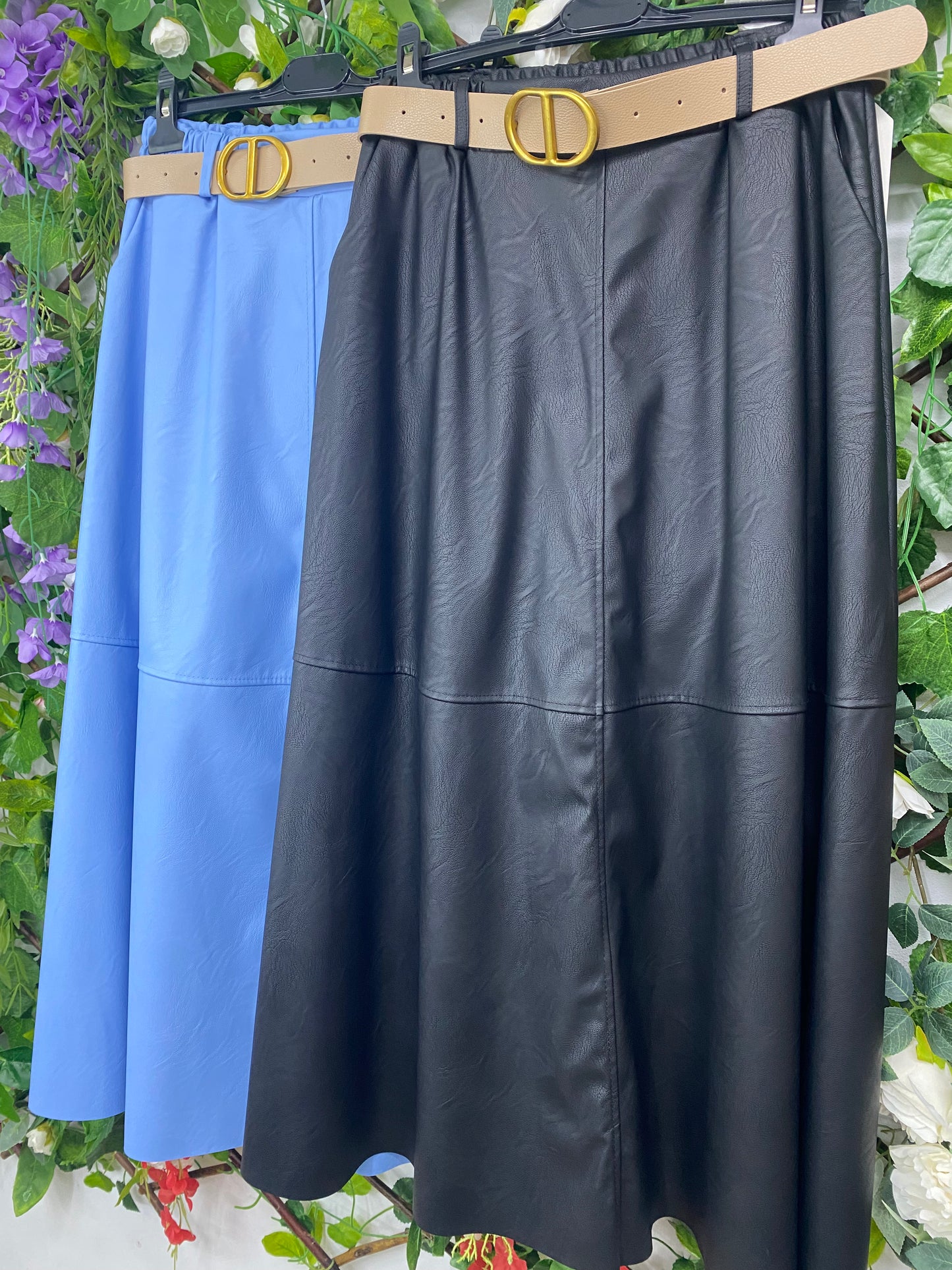 Falda PoliPiel Cinturon