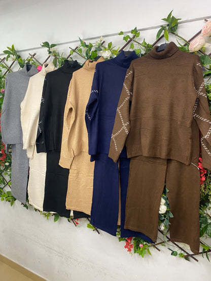 Conjunto Punto Manga Rombos