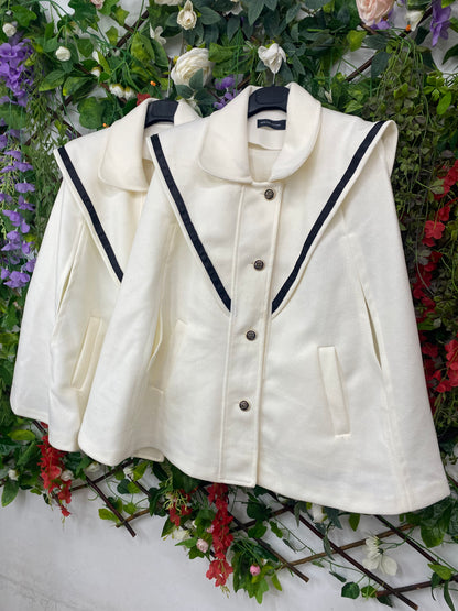 Poncho Estilo Chaqueta