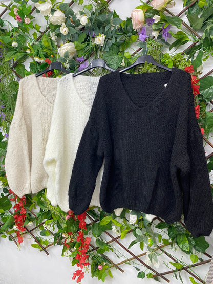 Jersey Lana Cuello Pico