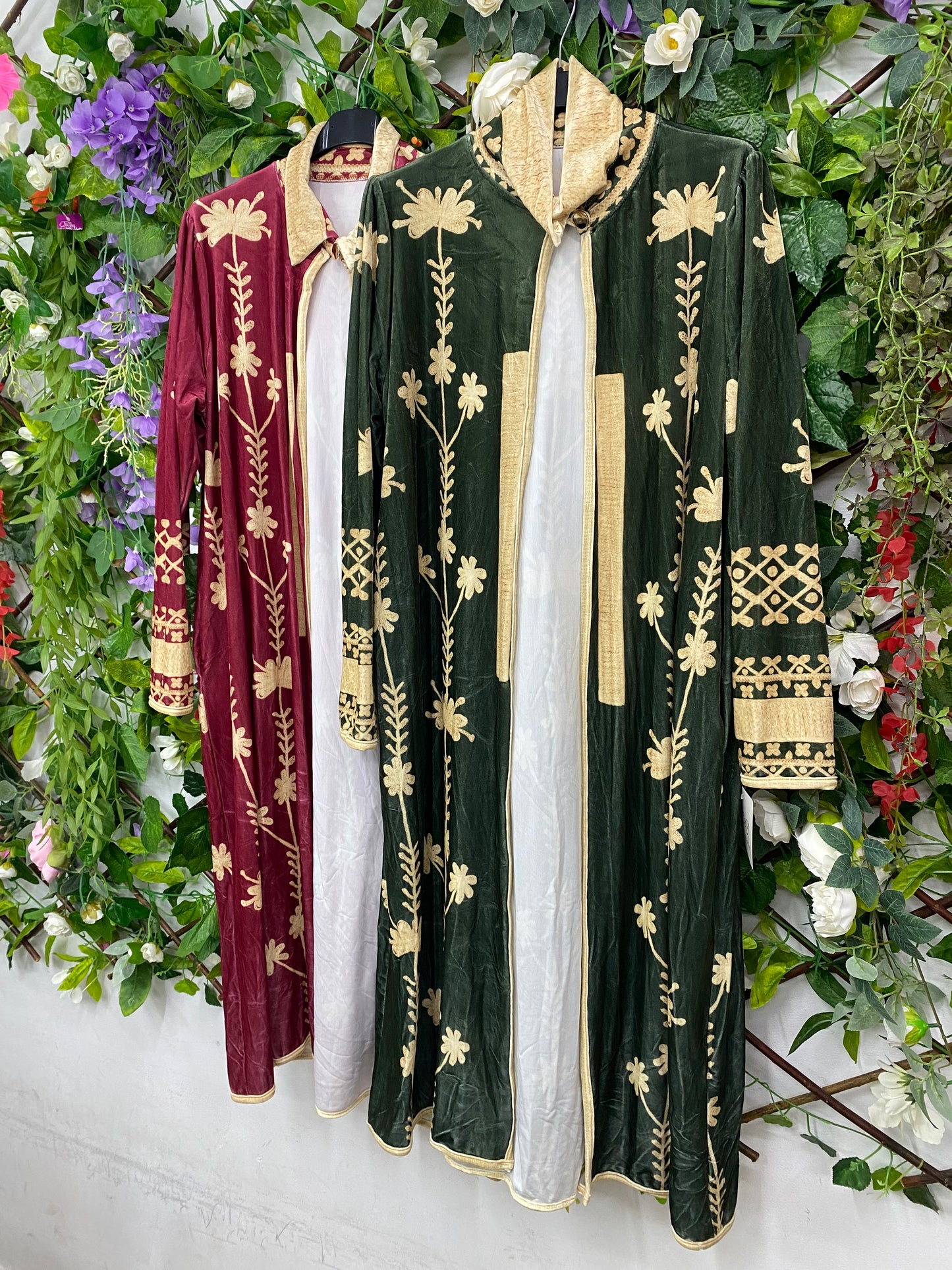 Caftan Estampado Terciopelo