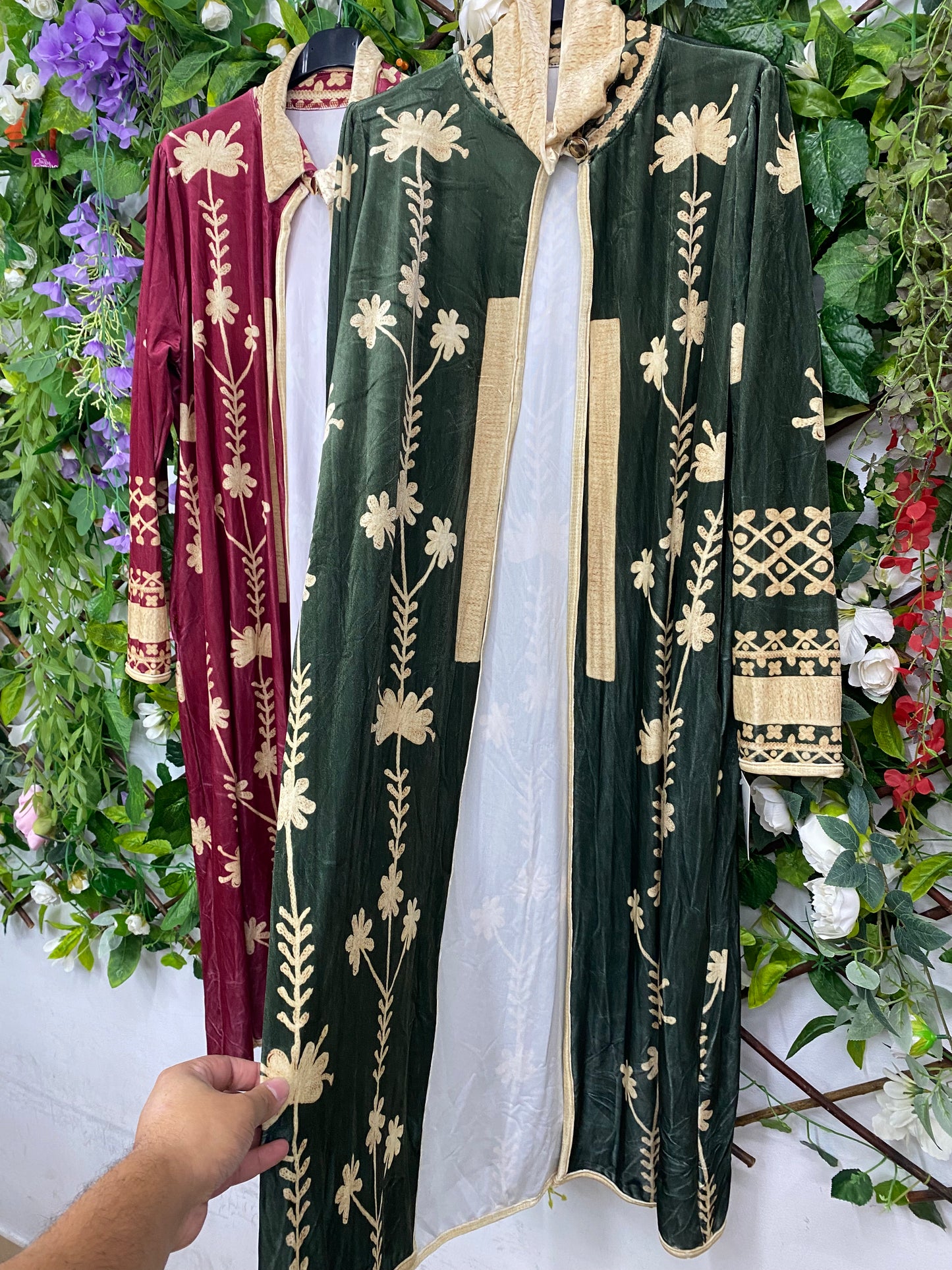 Caftan Estampado Terciopelo