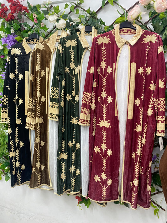 Caftan Estampado Terciopelo