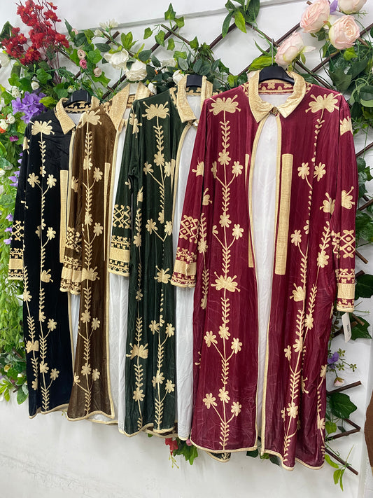Caftan Estampado Terciopelo
