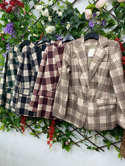 Blazer Cuadros Malenne