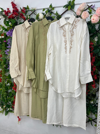 Conjunto Camisa Popelin
