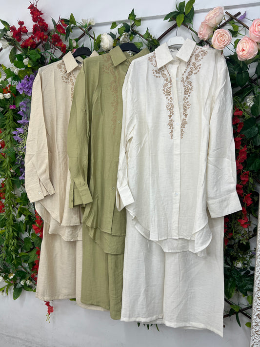 Conjunto Camisa Popelin