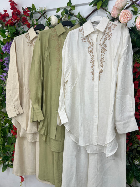 Conjunto Camisa Popelin