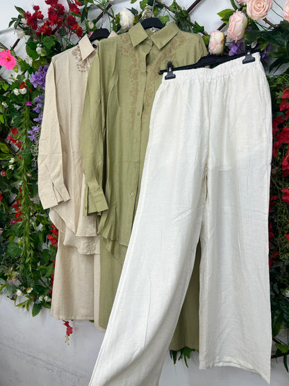 Conjunto Camisa Popelin