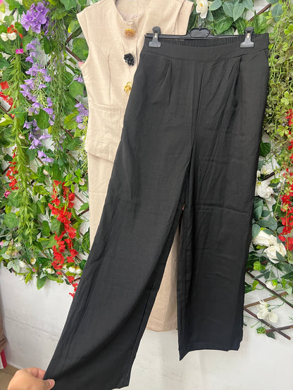 Conjunto Chaleco Botones Decorativos