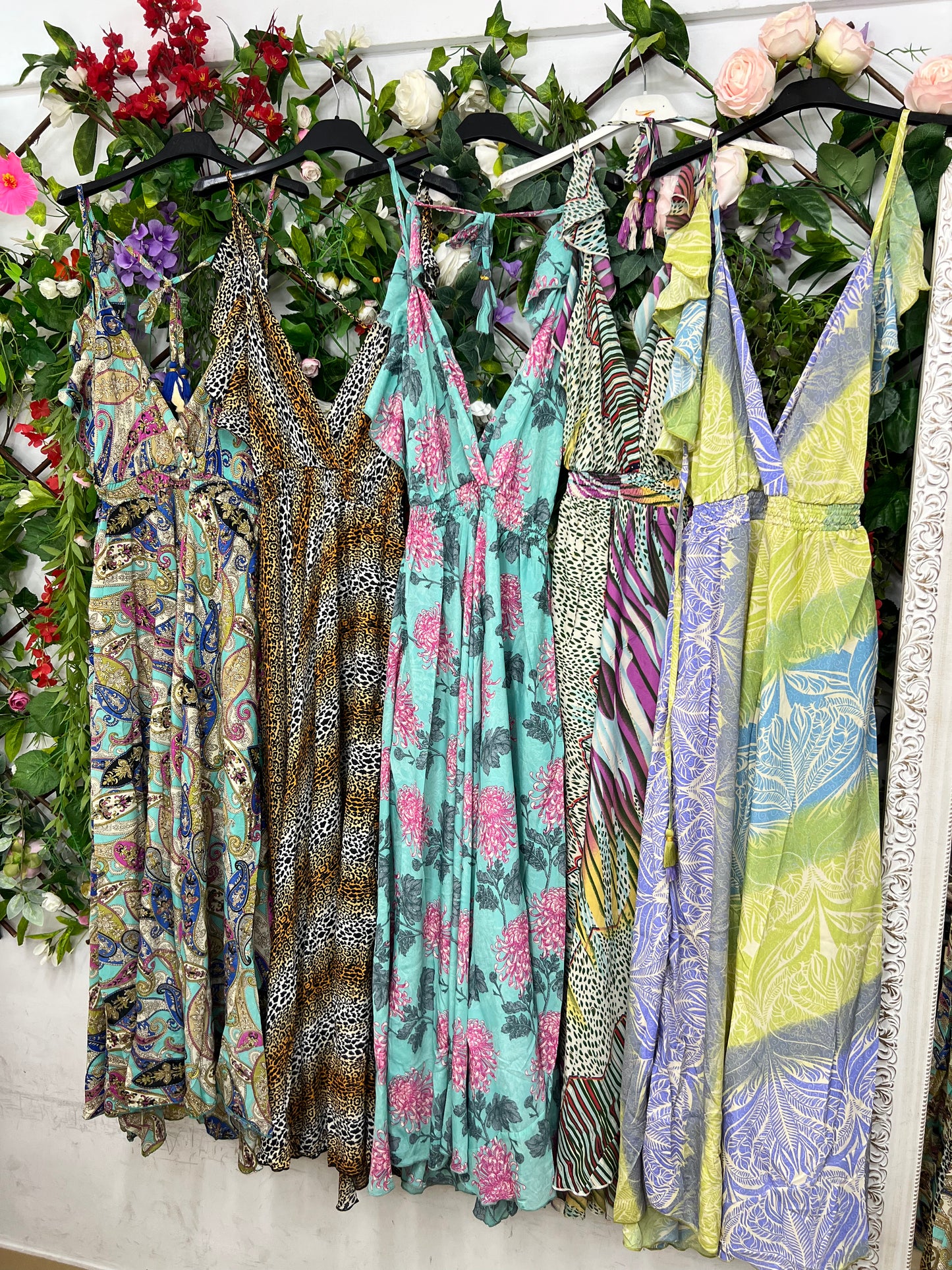 Vestidos Estampados Seda