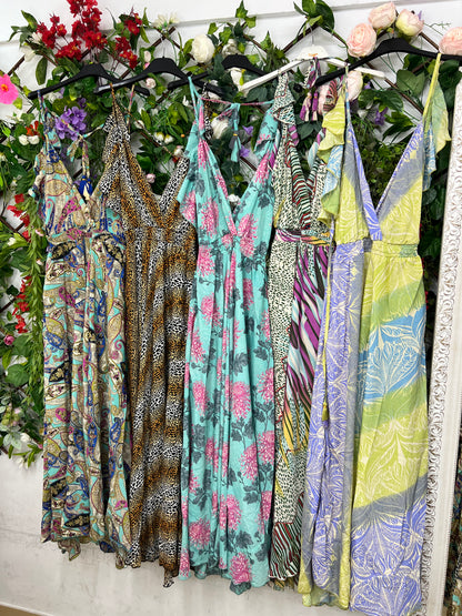 Vestidos Estampados Seda