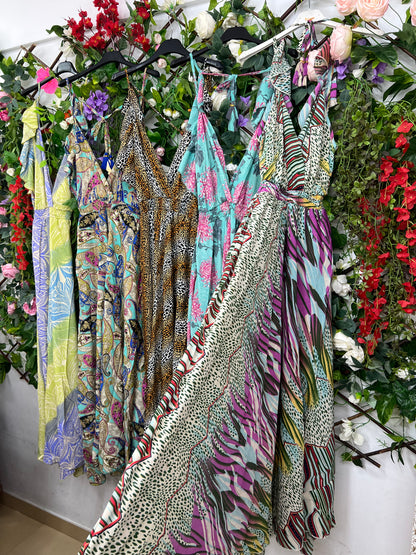 Vestidos Estampados Seda