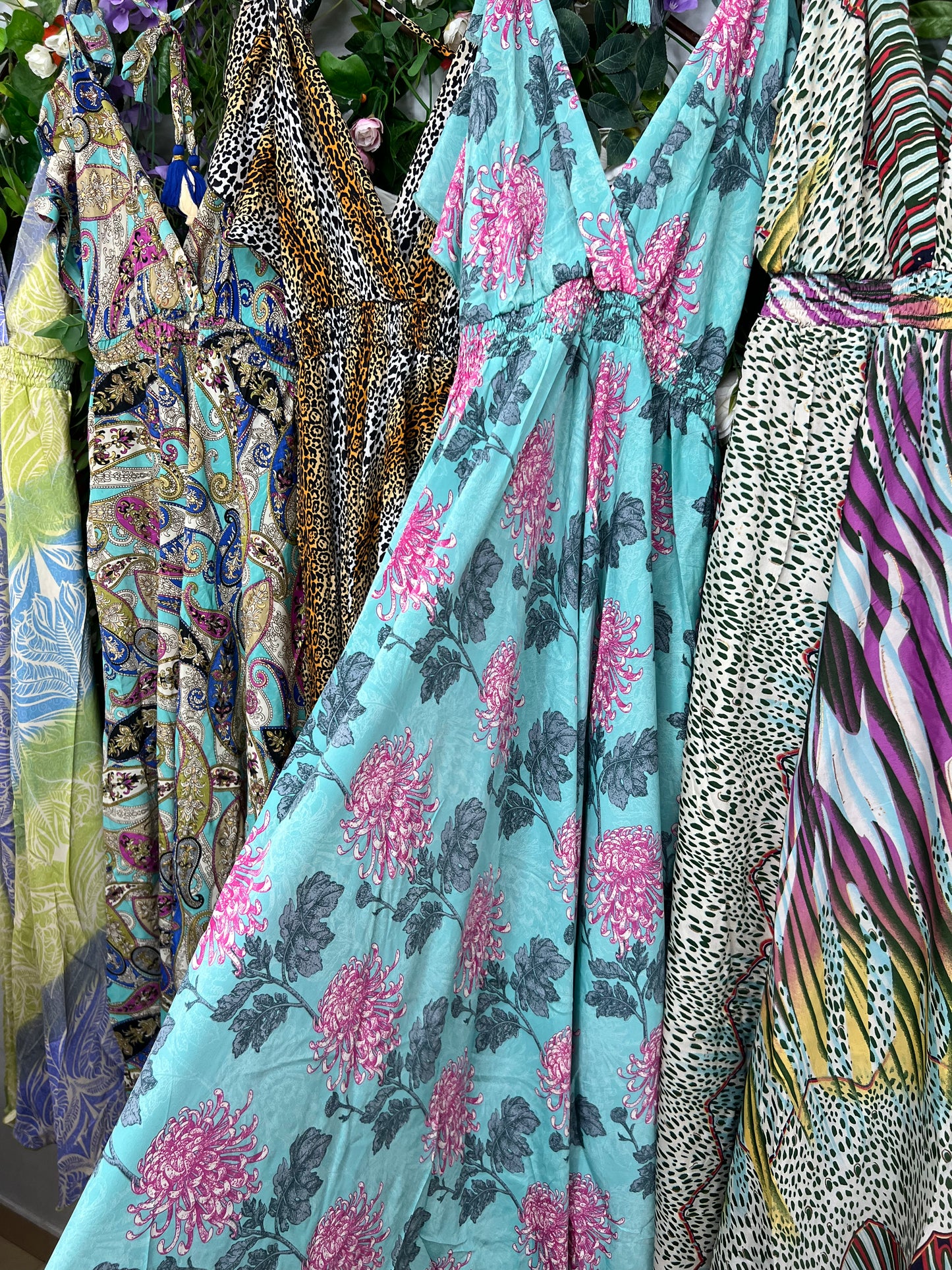 Vestidos Estampados Seda