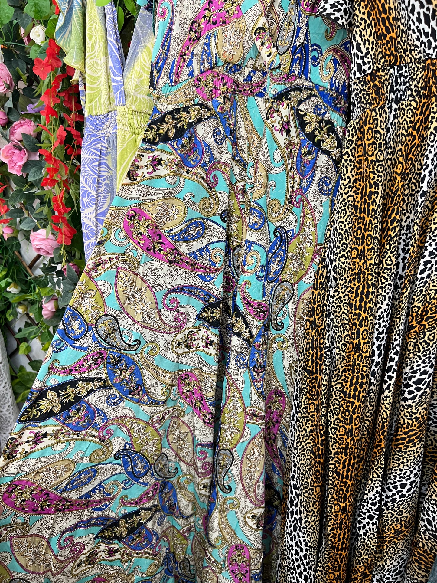 Vestidos Estampados Seda