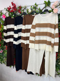 Conjunto Hilo Rayas y Brillantes