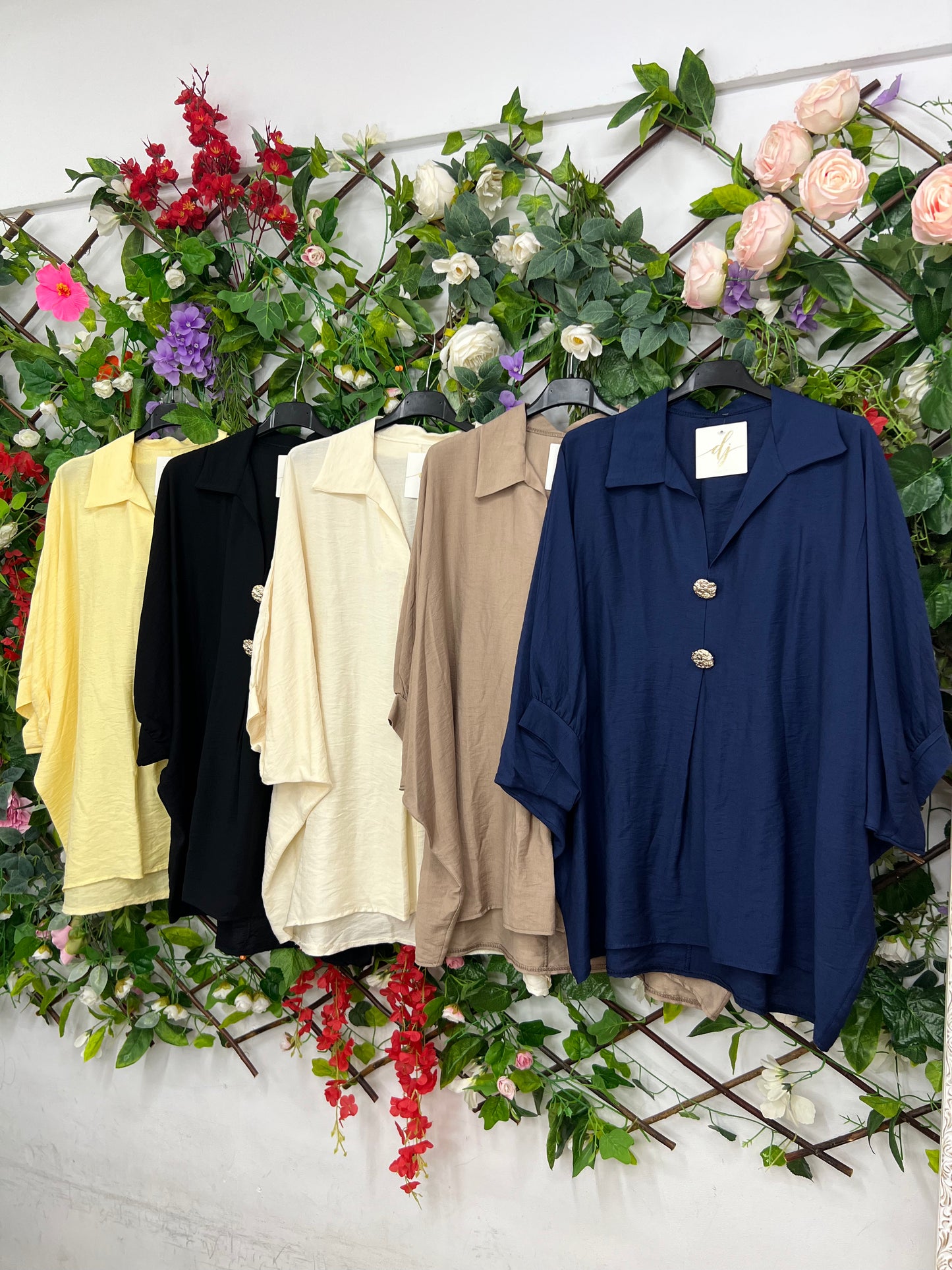 Blusa OverSize Botones