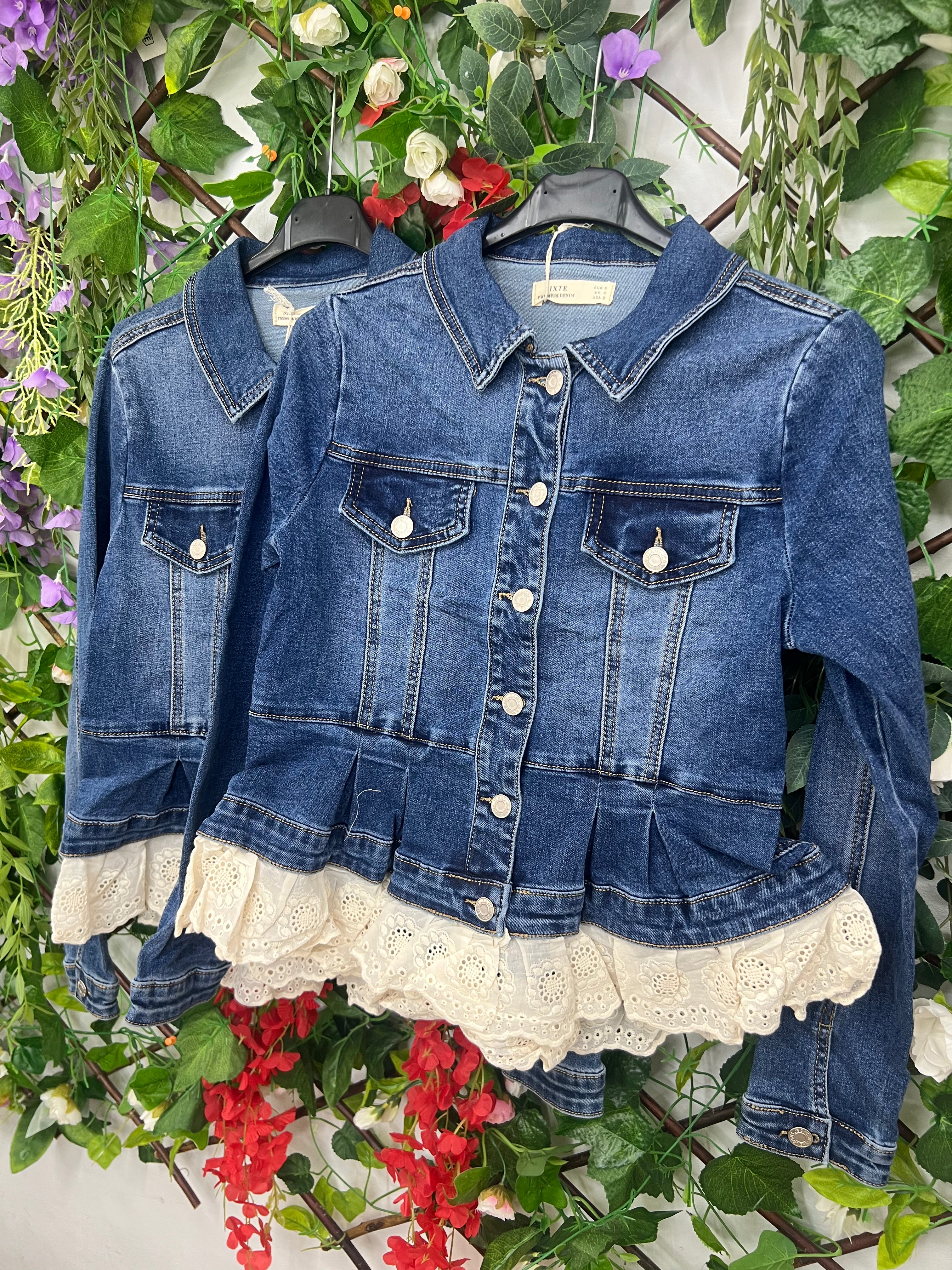 Chaqueta Vaquera Puntilla