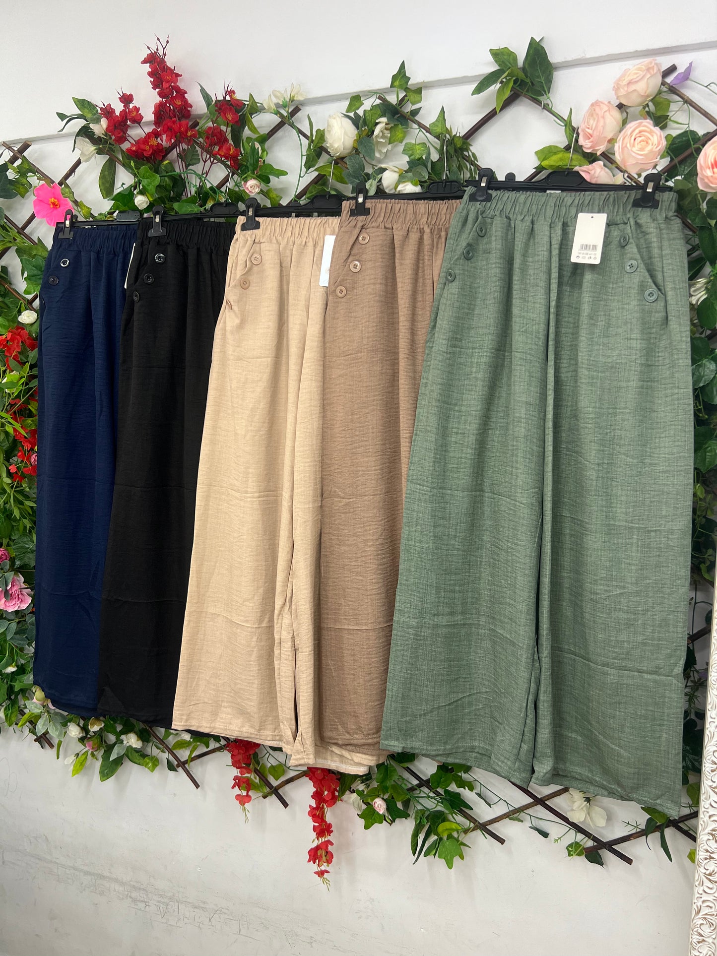 Pantalon Botones Lateral