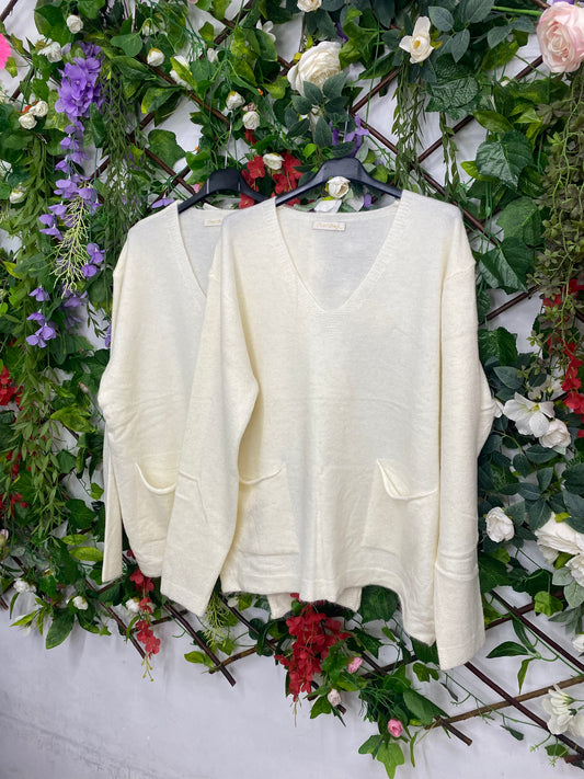 Sueter OverSize Bolsillos